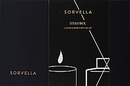 Düfte, Parfümerie und Kosmetik Duftset - Sorvella Perfume Home Fragrance Istanbul (Raumerfrischer 120ml + Duftkerze 170g)