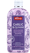 Düfte, Parfümerie und Kosmetik Haarwuchs-Shampoo - Milva Garlic Extract and Quinine Hair Growth Shampo