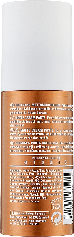 Cremige Haarpaste mit Matt-Effekt - Goldwell Style Sign Creative Texture Roughman Matte Cream Paste — Foto N2
