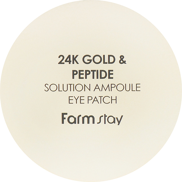 Hydrogel-Augenpatches mit 24K Gold und Peptiden - FarmStay 24K Gold And Peptide Solution Ampoule Eye Patch — Bild N3