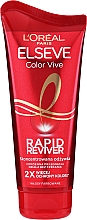 Pflegende und farbschützende Haarspülung für coloriertes Haar - L`Oreal Paris Elseve Rapid Reviver Dry Hair Conditioner — Bild N1