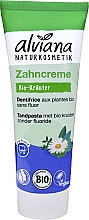 Düfte, Parfümerie und Kosmetik Zahnpasta - Alviana Naturkosmetik Organic Herbal Toothpaste