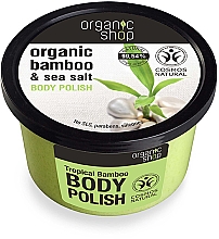 Düfte, Parfümerie und Kosmetik Sanftes Körperpeeling mit Bio Bambusextrakt und Meersalz - Organic Shop Bamboo & Sea Salt Body Polish