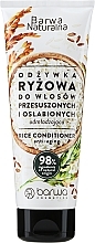 Düfte, Parfümerie und Kosmetik Verjüngender Conditioner mit Reis für trockenes und geschwächtes Haar - Barwa Naturalna Tube