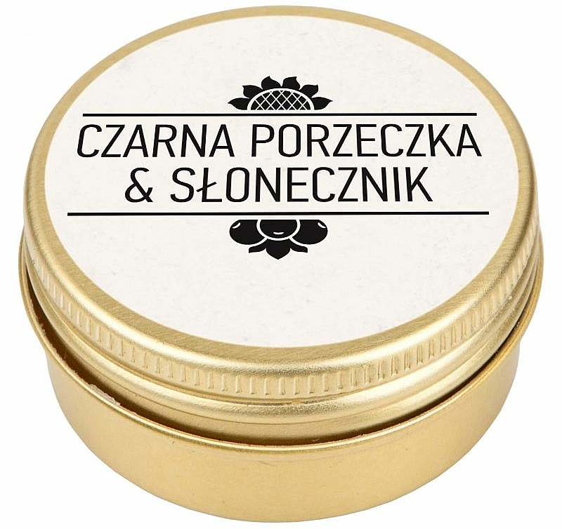 Pflegende Lippenbutter mit schwarzer Johannisbeere und Sonnenblume - Nova Kosmetyki Czarna porzeczka & Slonecznik — Bild N1
