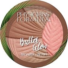 Gesichtskonturierungspalette - Physicians Formula Butter Glow Bronzer + Blush Healthy Glow — Bild N1