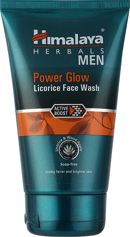 Peelinggel für das Gesicht mit Süßholz - Himalaya Herbals Power Glow Licorice Face Wash For Men — Bild N1