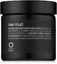 Düfte, Parfümerie und Kosmetik Modellierende kosmetische Tonerde für das Haar Extra starker Halt - Oway Man Raw Mud