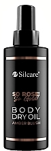 Düfte, Parfümerie und Kosmetik Trockenes Körperöl - Silcare So Rose! So Gold! Body Dry Oil Amber Blush