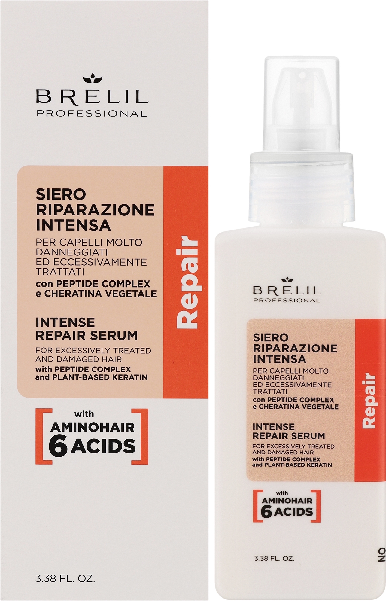 Revitalisierendes Haarserum - Brelil Repair Treatment Intense Repair Serum  — Bild 100 ml