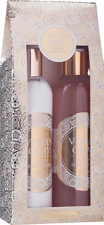 Körperpflegeset - Vivian Gray Romance Sweet Vanilla Set (Körperlotion 250ml + Duschgel 250ml) — Bild N1