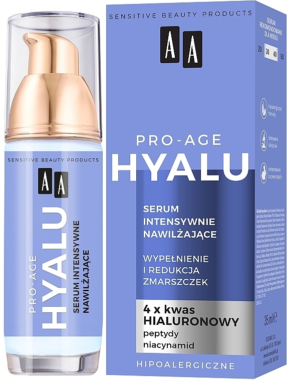Feuchtigkeitsspendendes Gesichtsserum - AA Hyalu Pro-Age Serum — Bild N3