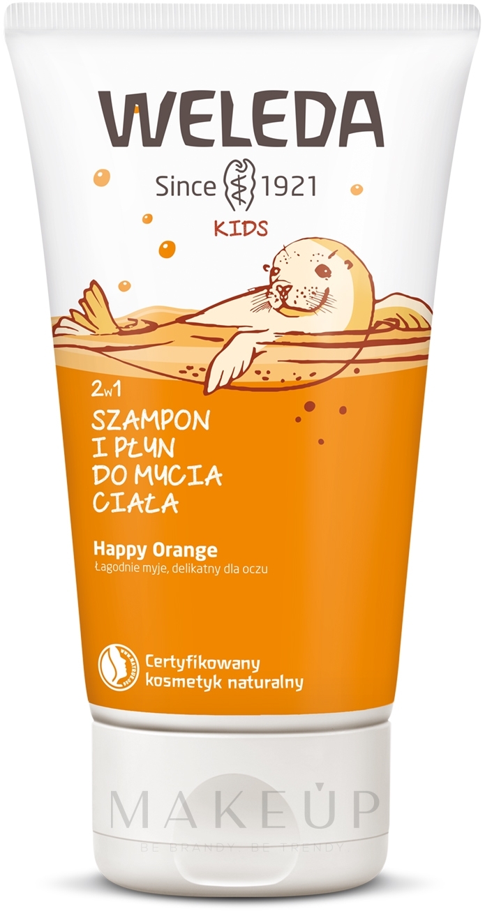 Weleda Kids 2in1 Shampoo & Bodu Wash Fruchtige Orange - 2in1 Shampoo & Duschgel "Fruchtige Orange" — Bild 150 ml