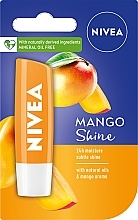 Düfte, Parfümerie und Kosmetik Pflegender Lippenbalsam "Mango Shine" - NIVEA Mango Shine Lip Balm
