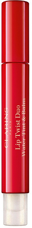 Doppelseitiger Lippenbalsam - Clarins Lip Twist Duo Water Tint & Balm — Bild N1
