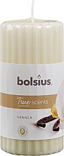 Düfte, Parfümerie und Kosmetik Duftkerze Vanille - Bolsius True Scents Candle 120 mm x Ø58 mm