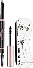 Set - Anastasia Beverly Hills Brow Beginners Kit Taupe (br/Pencil/0.2g + Gel/Mini/2.5ml + Stencils) — Bild N3