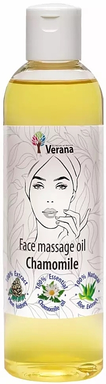 Gesichtsmassageöl Kamille - Verana Face Massage Oil Chamomile  — Bild N1