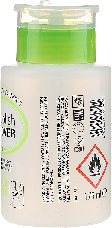 Acetonfreier Nagellackentferner mit Aloe-Extrakt und Vitaminen - Concertino Nail Polish Remover with Aloe Leaves Extract — Bild N2