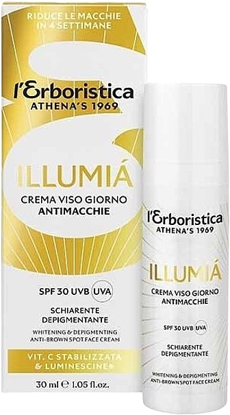 Athena's L'Erboristica Illumia  - Tagescreme für das Gesicht gegen Altersflecken SPF 30  — Bild N1