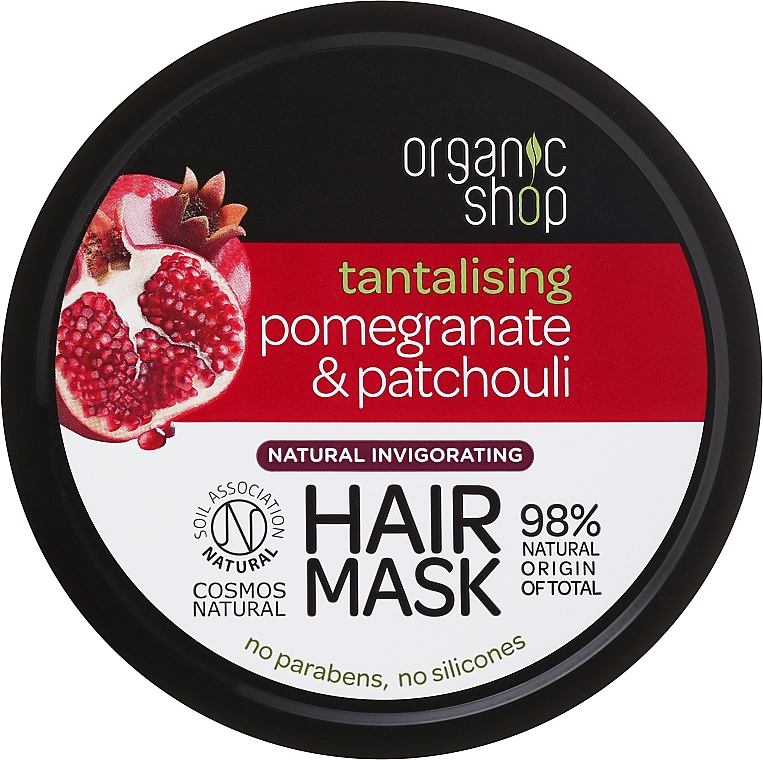 Haarmaske mit Granatapfel & Patschuli - Organic Shop Mask Pomegranate and Patchouli