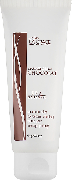 Massagecreme für Gesicht und Körper Schokolade - La Grace Chocolate Massage Creme — Bild N1