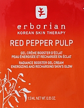 Gel-Creme für das Gesicht - Erborian Red Pepper Pulp (Probe)  — Bild N1