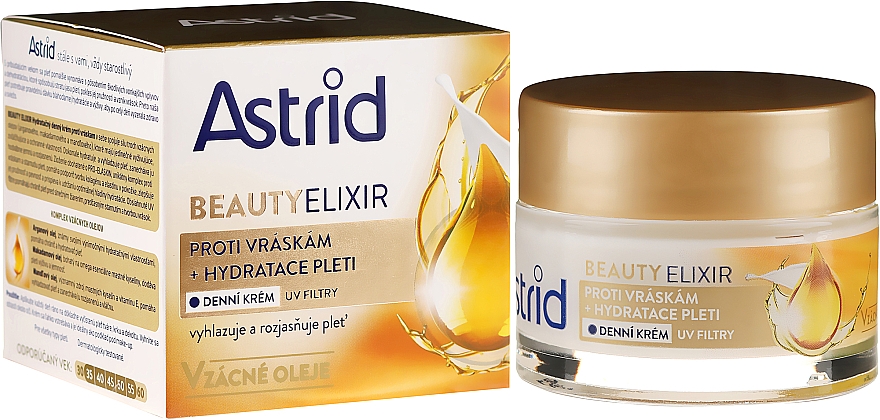 Feuchtigkeitsspendende Anti-Aging Tagescreme mit Argan-, Macadamia- und Mandelöl - Astrid Moisturizing Anti-Wrinkle Day Cream — Bild N1