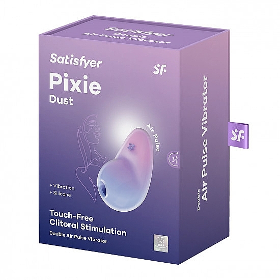Klitorisstimulator lila-rosa - Satisfyer Pixie Violet/Pink — Bild N3