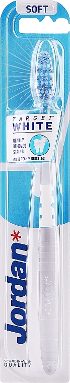 Zahnbürste weich Target White transparent-weiß - Jordan Target White — Bild N7