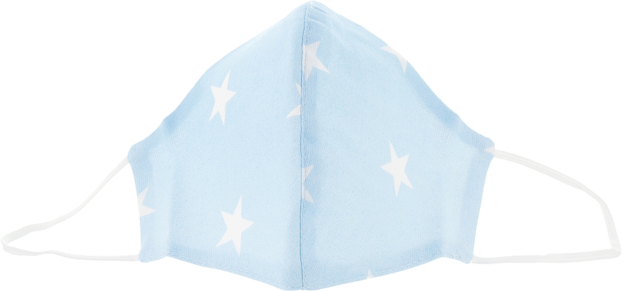 Mundschutzmaske blau mit Sternen Größe M - Gioia — Bild N1
