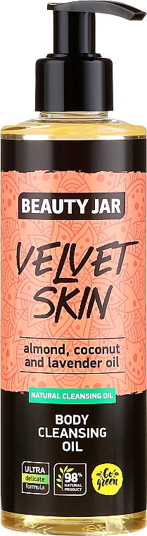 Körperreinigungsöl mit Mandel-, Kokos- und Lavendelöl - Beauty Jar Velvet Skin Body Cleansing Oil — Bild N1