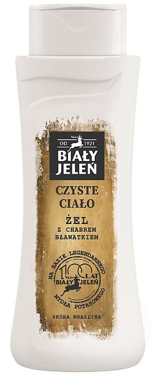 Duschgel für empfindliche Haut mit Kornblume - Bialy Jelen Retro Shower Gel — Bild N1