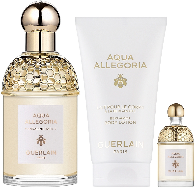 Guerlain Aqua Allegoria Mandarine Basilic  - Duftset (Eau de Toilette 125ml + Eau de Toilette 7,5 ml + Körperlotionot 75 ml)  — Bild N2