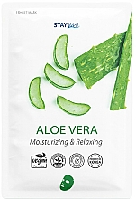 Düfte, Parfümerie und Kosmetik Regenerirende und feuchtigkeitsspendende Tuchmaske für das Gesicht mit Aloe Vera - Stay Well Aloe Vera Face Mask