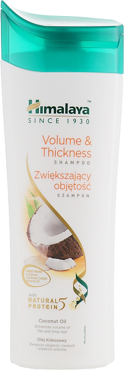 Shampoo für mehr Volumen mit Kokosöl - Himalaya Volume & Thickness Shampoo — Bild N1