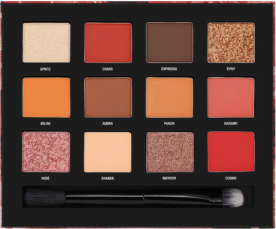 Lidschatten-Palette - W7 Let's Brunch With Vickaboo Pressed Pigment Palette — Bild N2