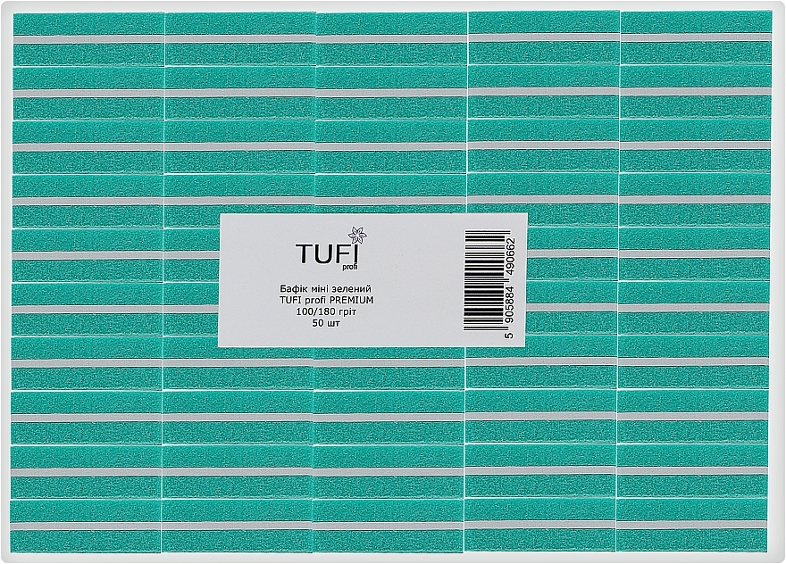 Bufferfeile Mini Körnung 100/180 grün 50 St. - Tufi Profi — Bild N2