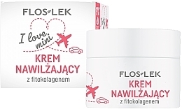 Feuchtigkeitsspendende Gesichtscreme mit Phytokollagen - Floslek I Love Mini Moisturising Cream With Phytocollagen — Bild N1