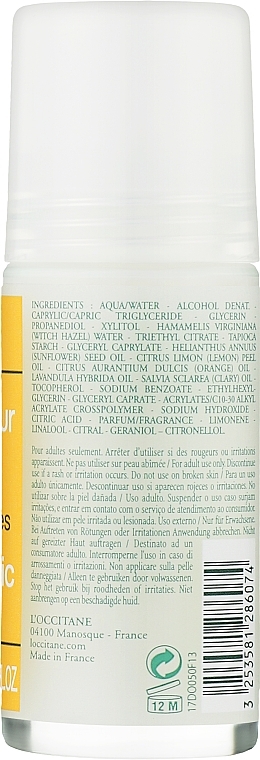 Deo Roll-on - L'Occitane Aromachologie Refreshing Aromatic Deodorant — Bild N2
