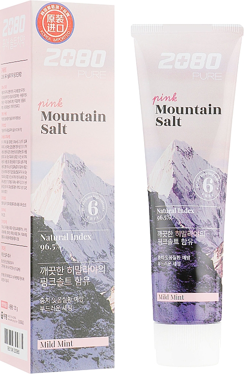 Zahnpasta mit Himalaya-Salz - Aekyung 2080 Pink Mountain Salt — Bild N1