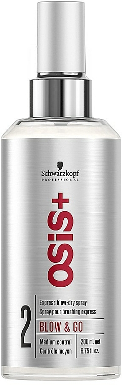 Express-Föhnspray für ein schnelleres Trocknen der Haare - Schwarzkopf Professional Osis+ Blow & Go Dry Spray
