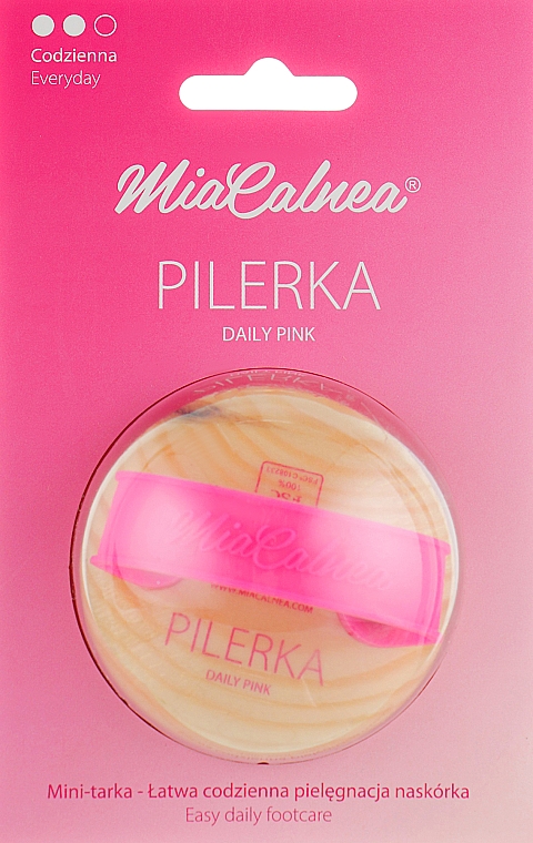 Runde Fußfeile pink - MiaCalnea Pilerka Daily Pink — Bild N1