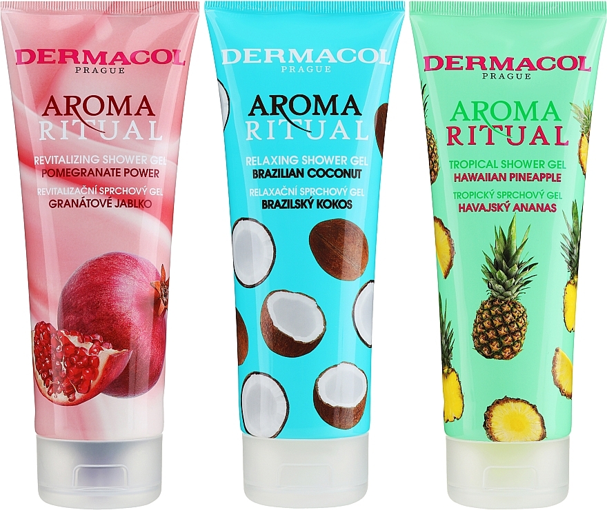 Set - Dermacol Aroma Ritual Tropical Gift Set  — Bild N2