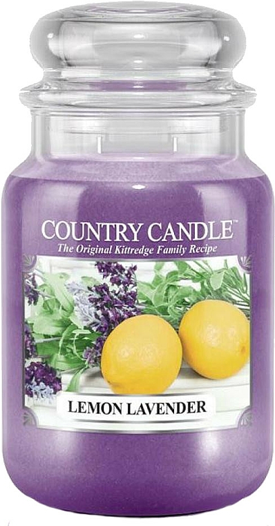 Duftkerze im Glas Lemon Lavender - Country Candle Lemon Lavender — Foto N4