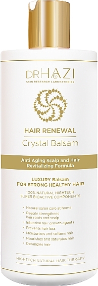 Erneuernder Haarbalsam - Dr.Hazi Renewal Crystal Hair Balsam  — Bild N1