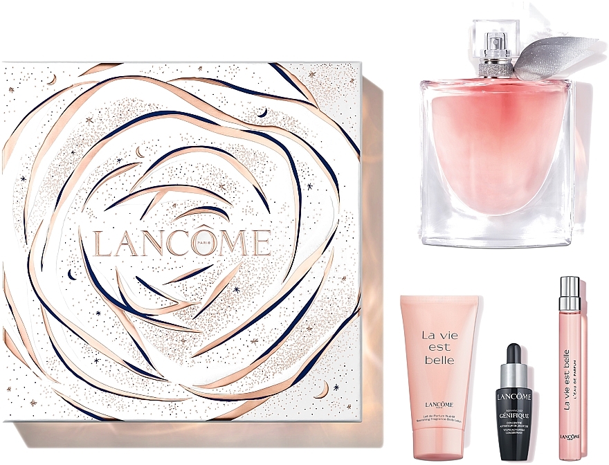 Lancome La Vie Est Belle - Duftset (Eau de Parfum 100ml + Eau de Parfum 10ml + Konzentrat 10ml + Körperlotion 50ml) — Bild N2