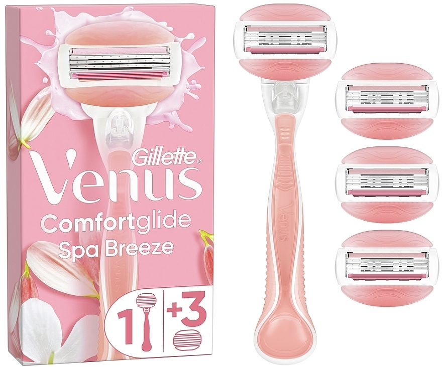 Rasierer mit 4 Ersatzklingen - Gillette Venus Spa Breeze — Bild N4