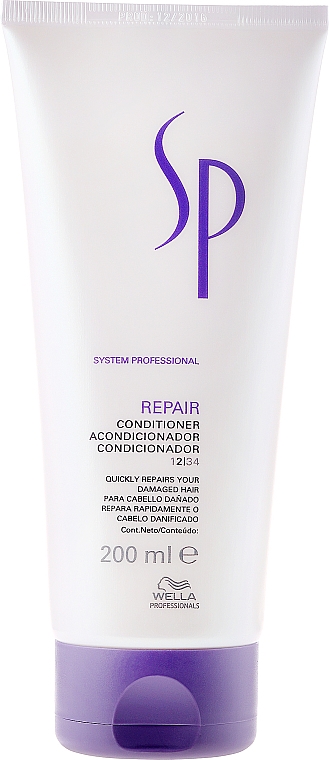 Regenerierende Haarspülung für geschädigtes, geschwächtes und sprödes Haar - Wella Professionals Wella SP Repair Conditioner — Bild N1