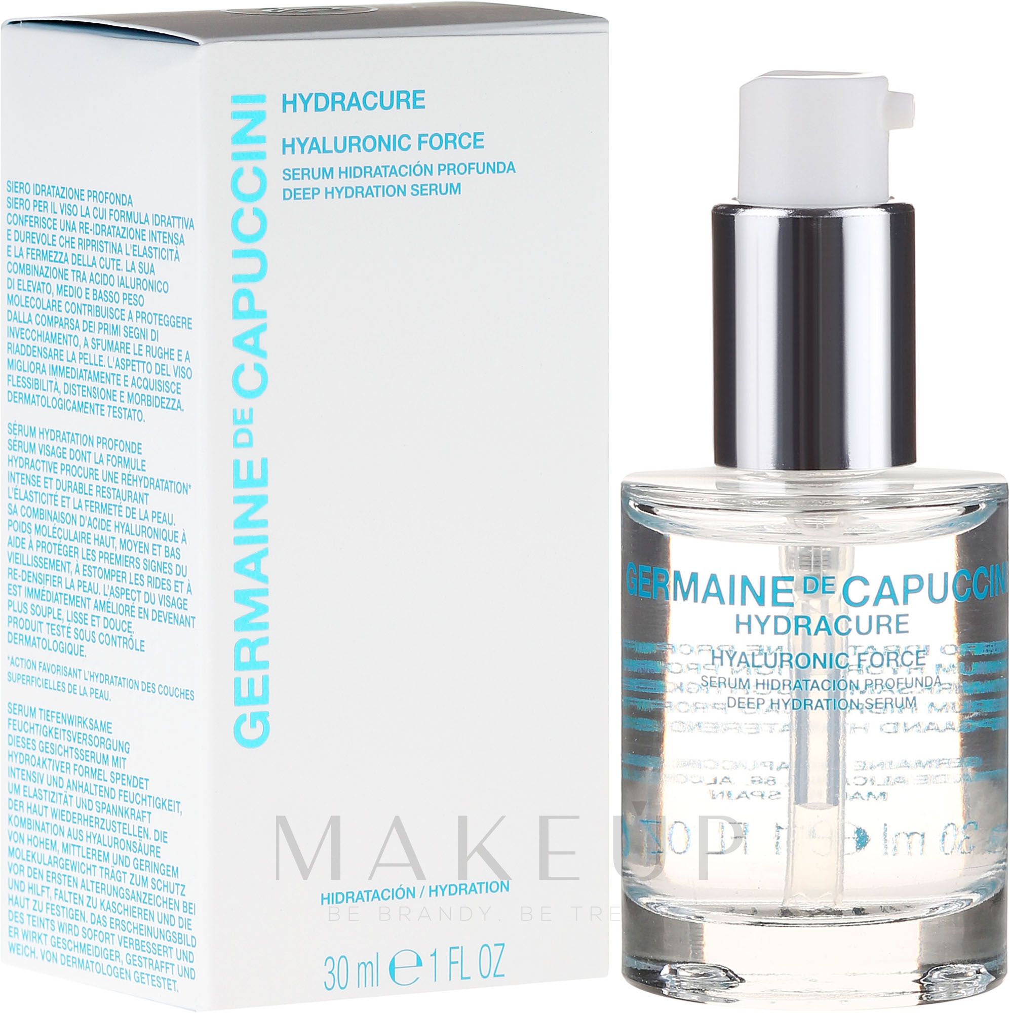 Intensiv feuchtigkeitsspendendes Gesichtsserum - Germaine de Capuccini HydraCure Hyaluronic Force Deep Hydration Serum — Bild 30 ml